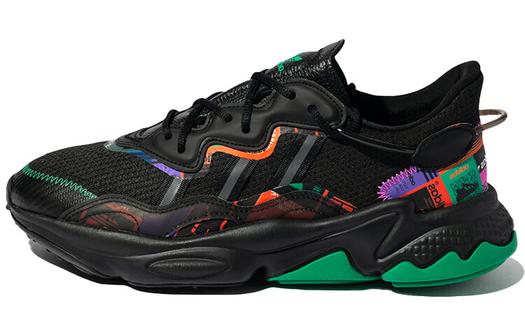 Кроссовки Adidas Originals Originals Ozweego Casual Shoes 'Black Green Multi-Color'