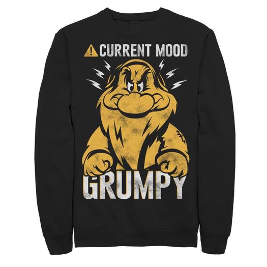 Мужской свитшот Disney Grumpy Licensed Character