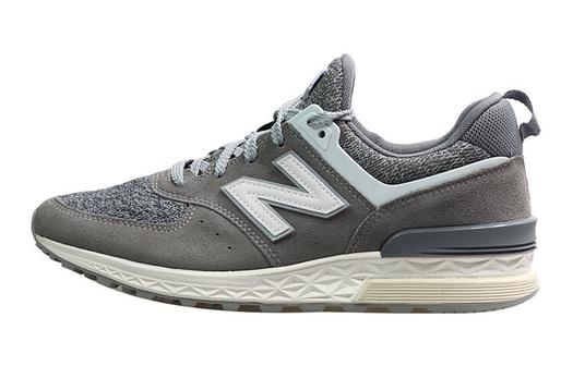 Кроссовки New Balance NB 574 Sport Lifestyle Unisex, серый/белый