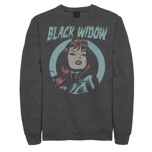Мужской свитшот Marvel Grunge Widow Licensed Character