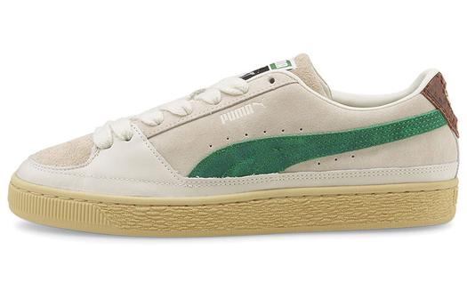 Кроссовки Puma Suede Skate Male, бежевый/зеленый
