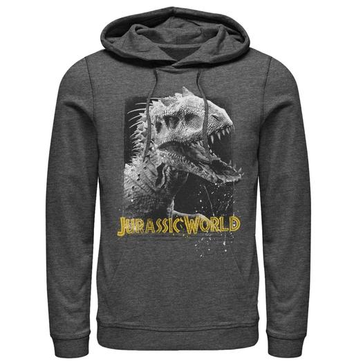 Мужской пуловер с капюшоном и рисунком Jurassic World Indominus Rex Licensed Character
