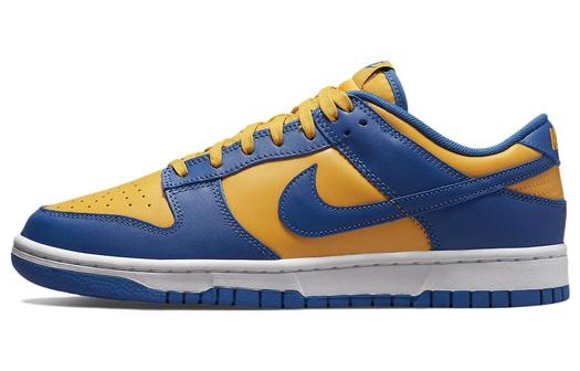 Кроссовки Nike Dunk Low, желтый/синий