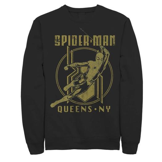 Мужской свитшот Marvel Spider-Man: Far From Home Queens NY Licensed Character