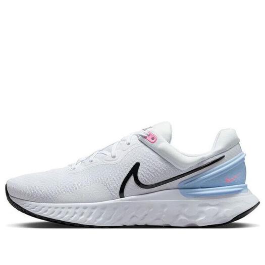 Кроссовки Nike React Miler 3 Road Running Shoes 'White Bright Crimson Obsidian', белый