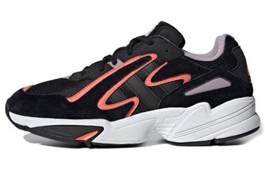 Кроссовки Adidas Originals Yung-96 Chunky Unisex, черный/светло-красный/белый