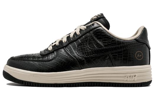 Кроссовки для скейтбординга Nike Lunar Force 1 с тиснением, черный