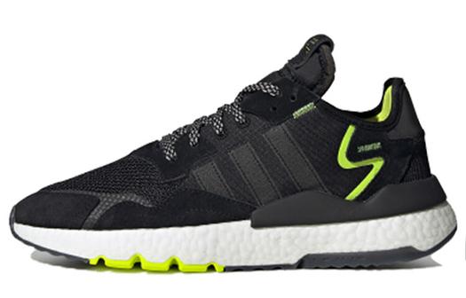 Кроссовки Adidas Originals Nite Jogger Black Solar Yellow