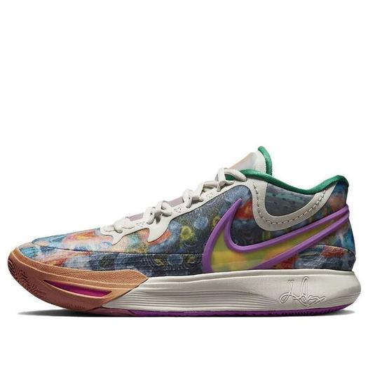 Кроссовки Nike Kyrie 8 'Circle Of Life', цвет light bone/yellow strike/malachite/orange trance/vivid purple/hyper pink