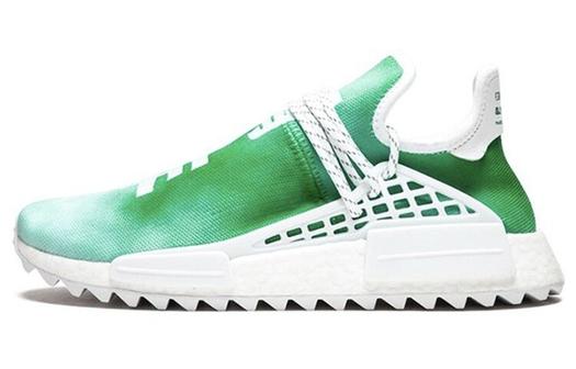 Кроссовки Adidas Originals Pharrell Hu Lifestyle Unisex, зеленый/белый