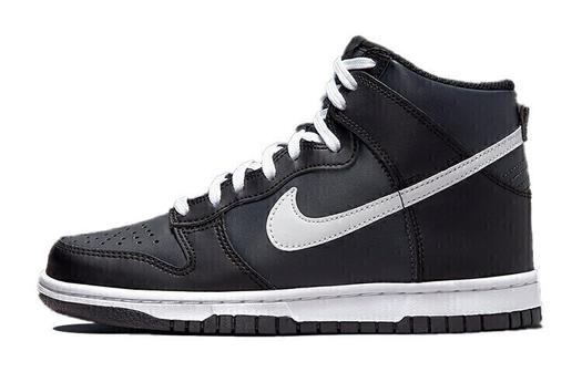 Кроссовки Nike Dunk High, черный/белый