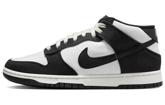 Кроссовки Nike Dunk Mid Canvas Panda, черный