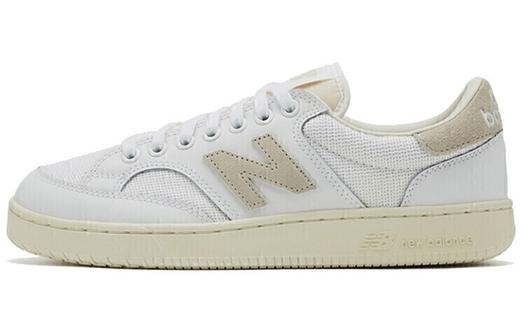 Кроссовки New Balance NB Pro Court Skateboard Shoes Unisex Low-Top Milk White/Coffee/Black