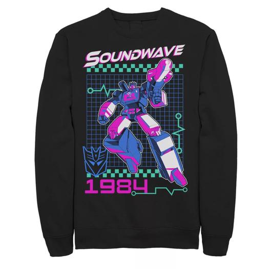 Мужской свитшот Transformers Soundwave 1984 Licensed Character