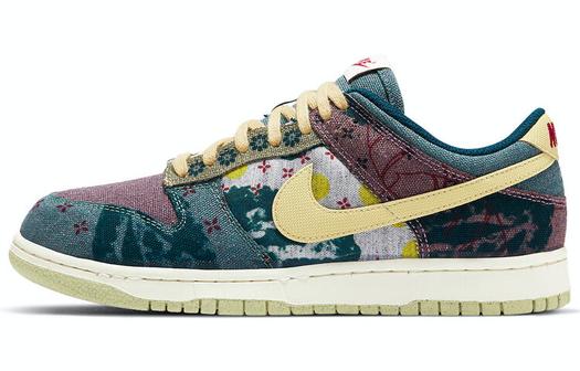 Кроссовки Nike Dunk Low, разноцветный