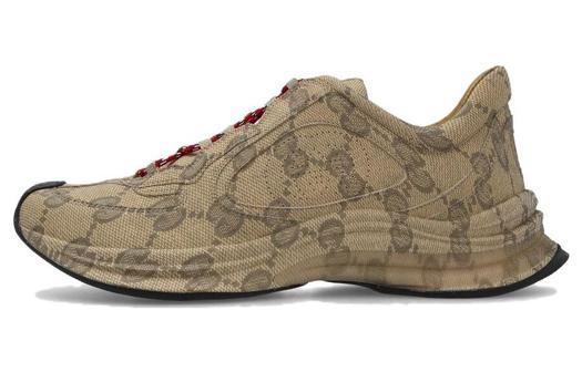 Кроссовки Gucci RUN Lifestyle, низкие, кожаные