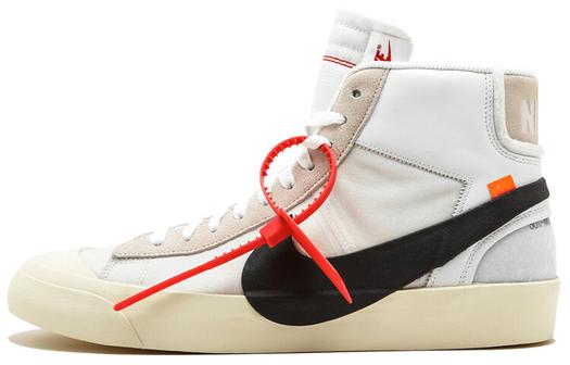 Кроссовки Nike Blazer Mid Off White, белый/черный