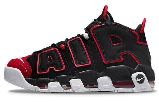 Кроссовки Nike Air More Uptempo 96, черный/красный