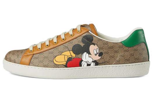 Кроссовки Gucci Ace X Disney, кожаные, белые