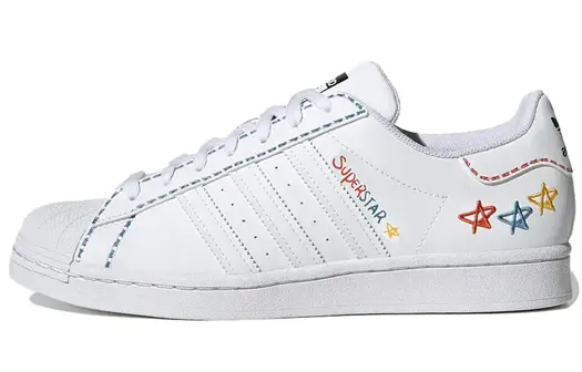 Кроссовки Adidas Originals Originals Superstar Shoes 'White Blue Yellow'