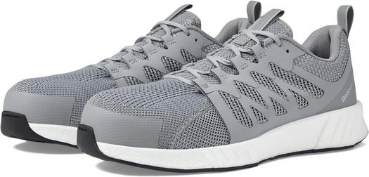 Кроссовки Fusion Flexweave Work EH Comp Toe Reebok, светло-серый