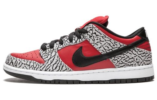 Кроссовки Nike Sb Dunk Low, красный/черный