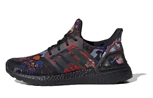 Кроссовки для бега Adidas Ultraboost 20 Unisex, черный/красный/белый