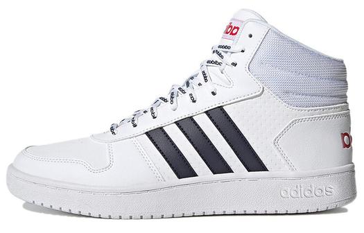 Кроссовки Adidas Neo Hoops 2.0 Mid, белый/черный