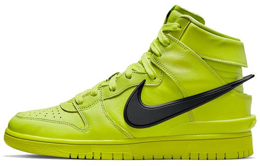 Кроссовки Nike x Ambush Dunk High, ярко-зеленый