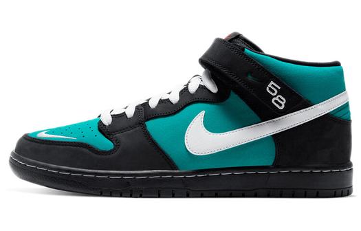 Кроссовки Nike Dunk SB Mid, бирюзовый/черный