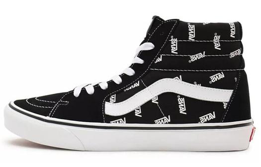 Кроссовки Vans Sk8 -Hi ' Allover Logo - Black'