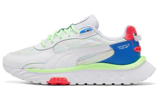Кроссовки Puma Wild Rider унисекс, белый/синий