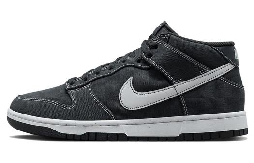 Кроссовки Nike Dunk Mid, черный/белый