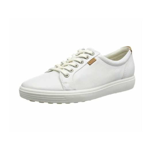 Кроссовки ECCO Soft 7, кожаные, белые