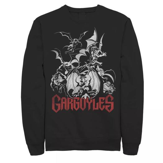 Мужской свитшот Gargoyles Group Shot Stamp Licensed Character