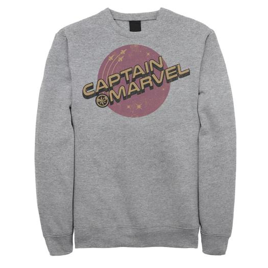 Мужской свитшот с логотипом Captain Purple Planet Marvel
