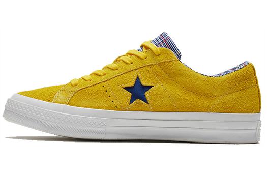 Кроссовки Converse One Star Suede Seasonal Colors Ox 'Amarillo/Rush Blue'