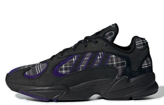 Кроссовки Adidas Originals Yung-1 Chunky Unisex, черный/фиолетовый