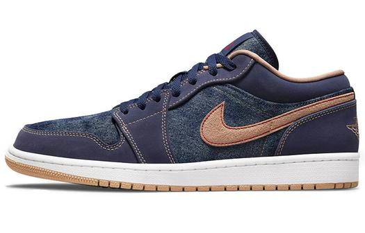 Джинсовые кроссовки Jordan 1 Low SE