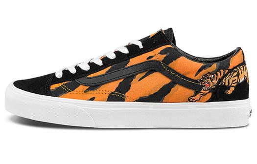 Кроссовки Vans Unisex Style 36 Low-Top Sneakers Black/Orange