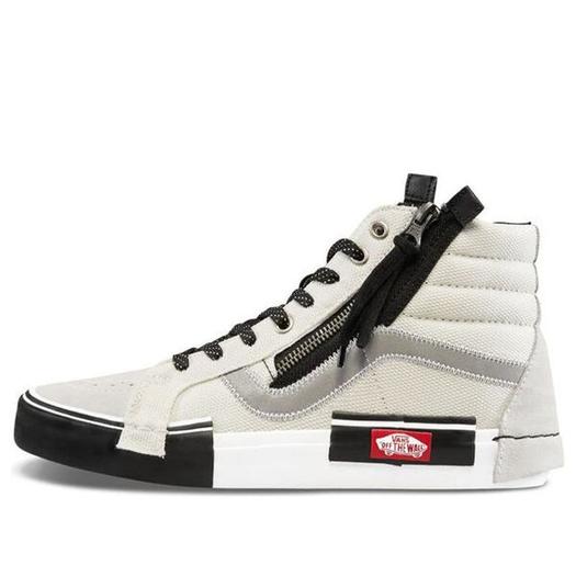 Кроссовки Vans SK8-HI Reissue CAP 'Reflective', цвет marshmallow/black