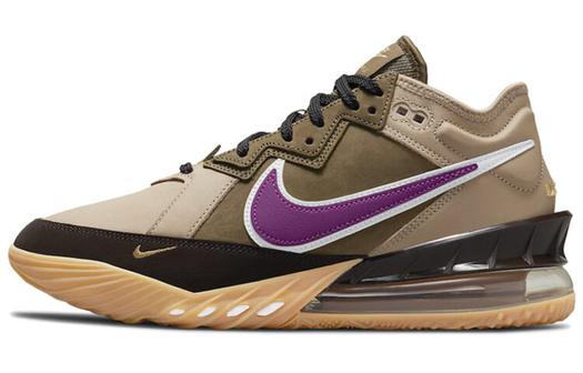 Кроссовки Nike LeBron 18 Low, бежевый/коричневый