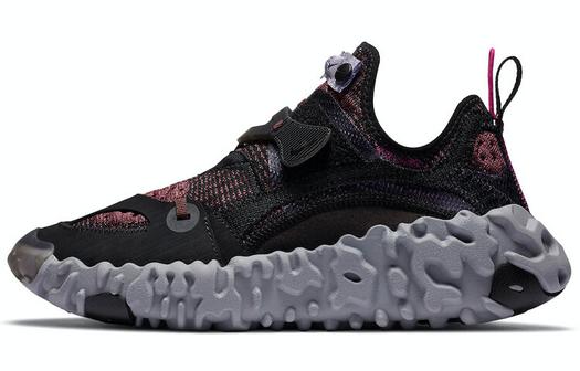 Кроссовки Nike Ispa Overreact, черный/бордовый