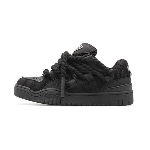 Кеды для скейтбординга Cat&Sofa Black Busted Lace