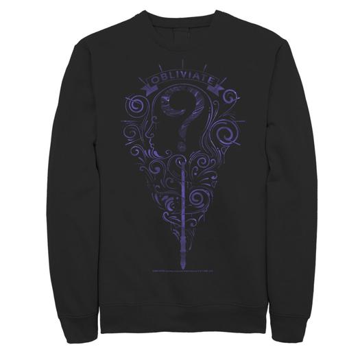 Мужской флисовый пуловер Deathly Hallows 2 Obliviate Harry Potter