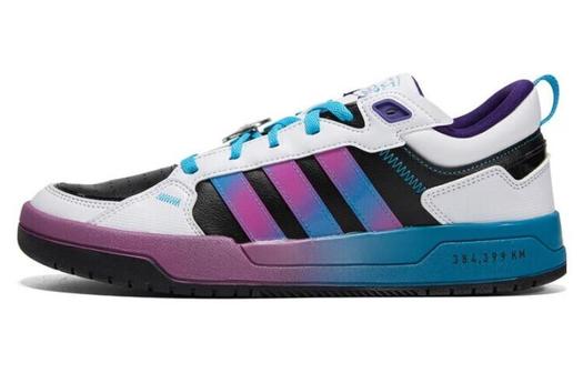 Кроссовки Adidas Neo 100DB Skateboarding Unisex, черный/белый/сиреневый