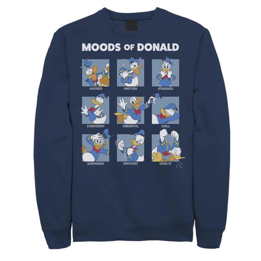 Мужской свитшот Disney Mickey & Friends Donald Duck Moods Box Up