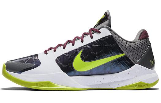 Кроссовки Nike Zoom Kobe 5, темно-фиолетовый/зеленый