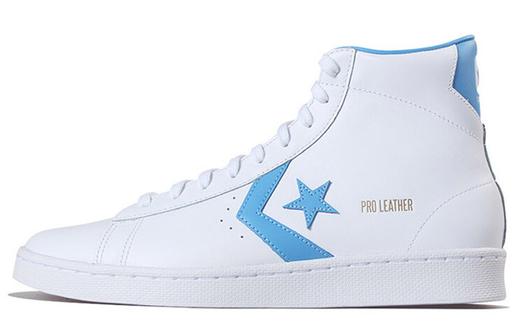Кроссовки Converse Pro Leather Hi White Coast Blue