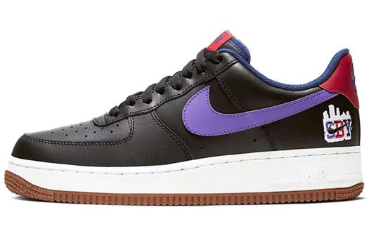 Кроссовки Nike Air Force 1 Low, черный/фиолетовый
